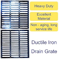 MOSINSBO Cast Iron Drain Grate, 28x28 Outdoor Drain