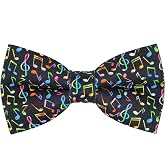 OCIA Cute Pattern Pre-tied Bow Tie Adjustable Bowties for Adult &amp; Children