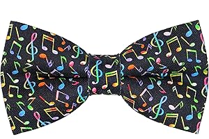 OCIA Cute Pattern Pre-tied Bow Tie Adjustable Bowties for Adult & Children