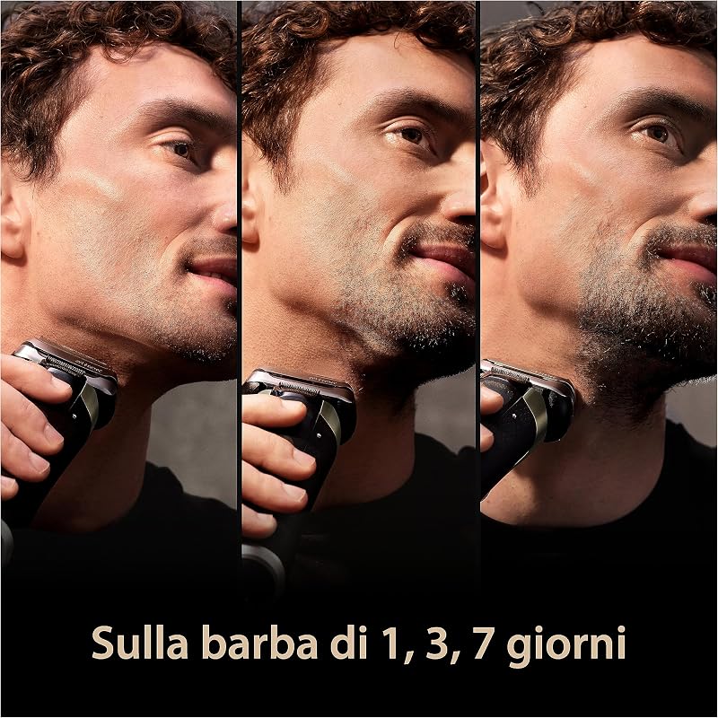 Serie 9 Pro+ Rasoio Elettrico Barba, Custodia, 9517s Argento