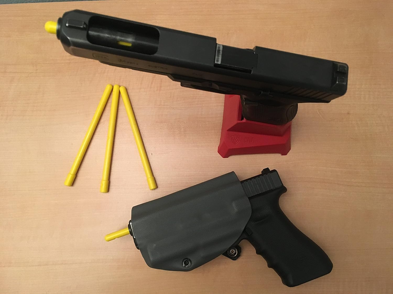 GARRET MACHINE Pistol Barrel Safety Chamber Plug/Flag Five