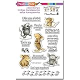 Stampendous SSCM5004 House Mouse Clear Stamp Set, So Sweet