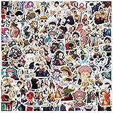 200Pcs Kids Manga Stickers Mixed Pack,Cartoon Characters Stickers Movie Decorative Sticker for Kids Teens Adults Waterproof Sticker for Water Bottle Laptop