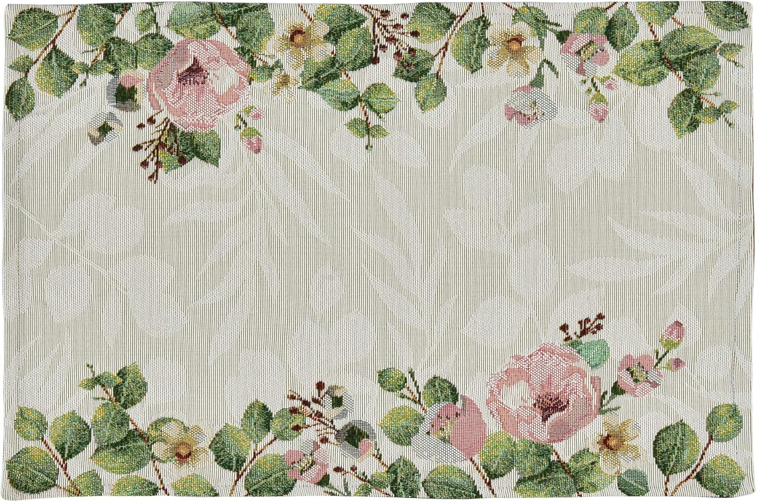 Sander Gobelin Platzset Tischset Motiv Peony 32 x 48 cm floral Amazon