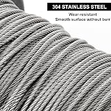 SENENQU ShanQian 1/16 Wire Rope 1.5mm Stainless Steel Cable 100m with 100 view 4