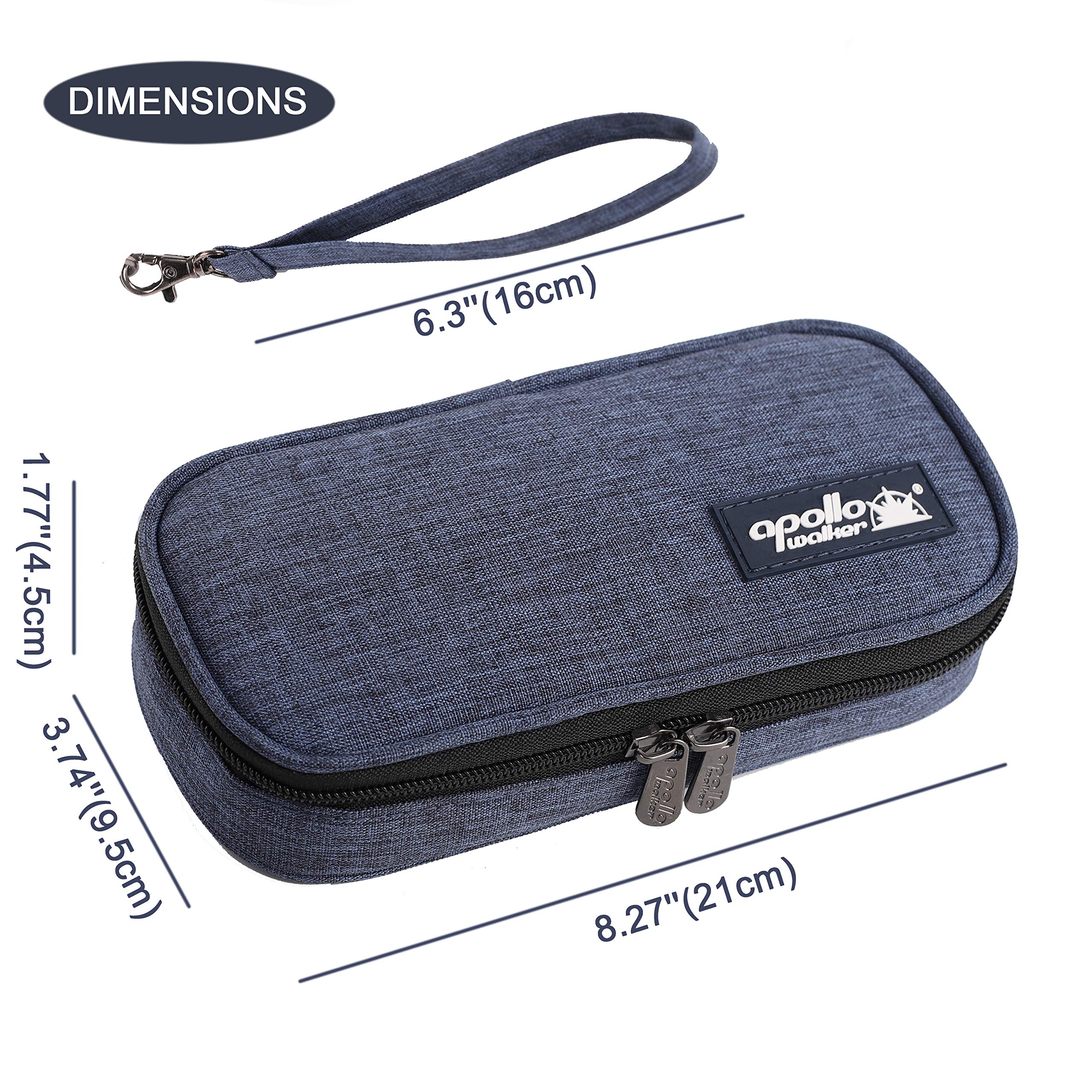 apollo walker Insulin Cooler Travel Case Diabetic Medication Cooler with Ice Packs and Insulation Liner