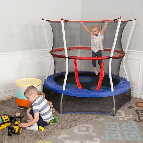 SKYWALKER TRAMPOLINES 60” Round, Indoor Outdoor Mini Trampoline