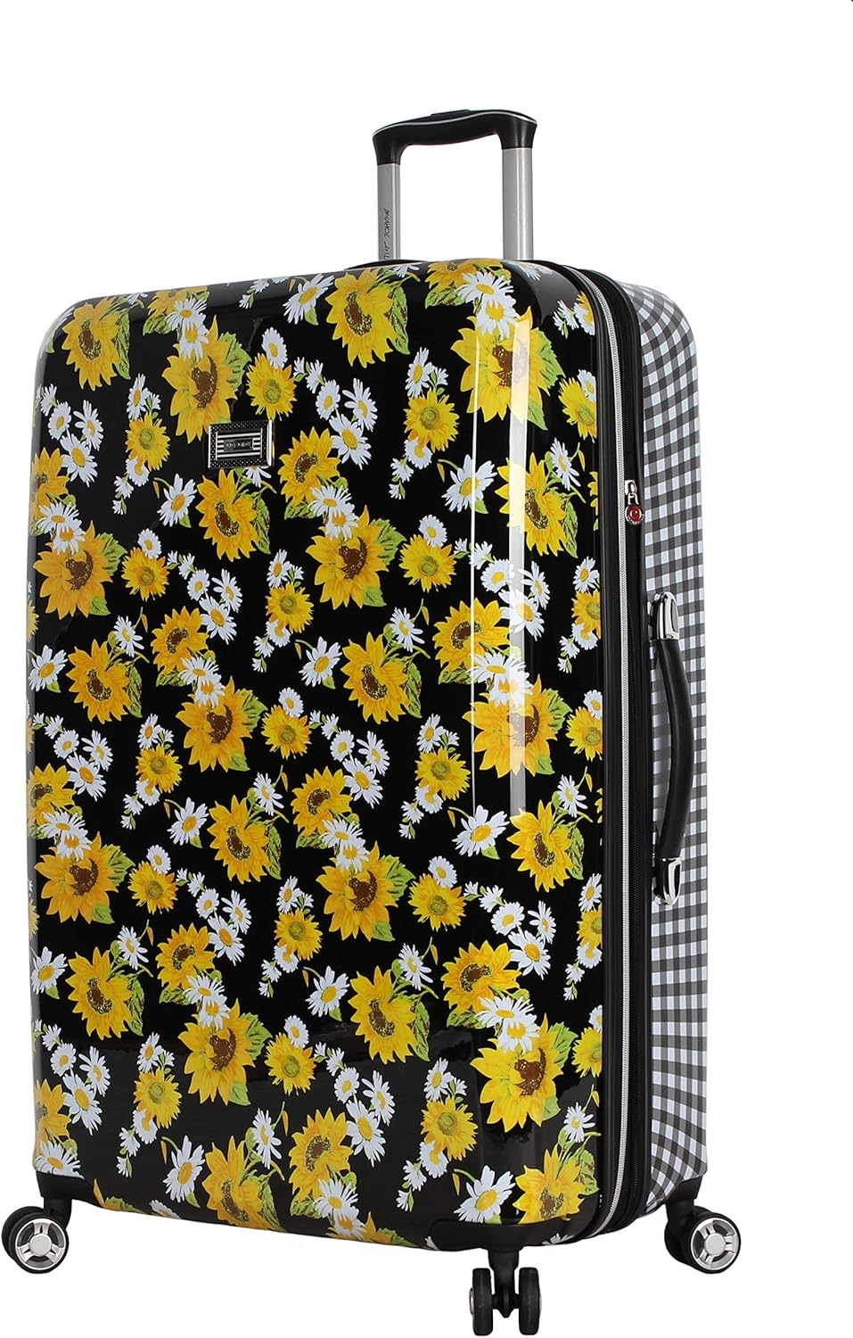 Betsey Johnson 30 Inch Checked Luggage Collection