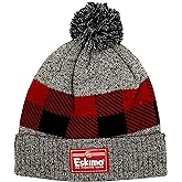 Eskimo® 41455 Alpine Knit Hat, Headwear, Unisex, Gray/Plaid