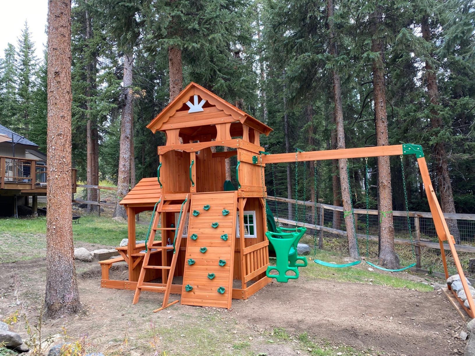 52/mo Finance Backyard Discovery Shenandoah All Cedar Wooden Playset