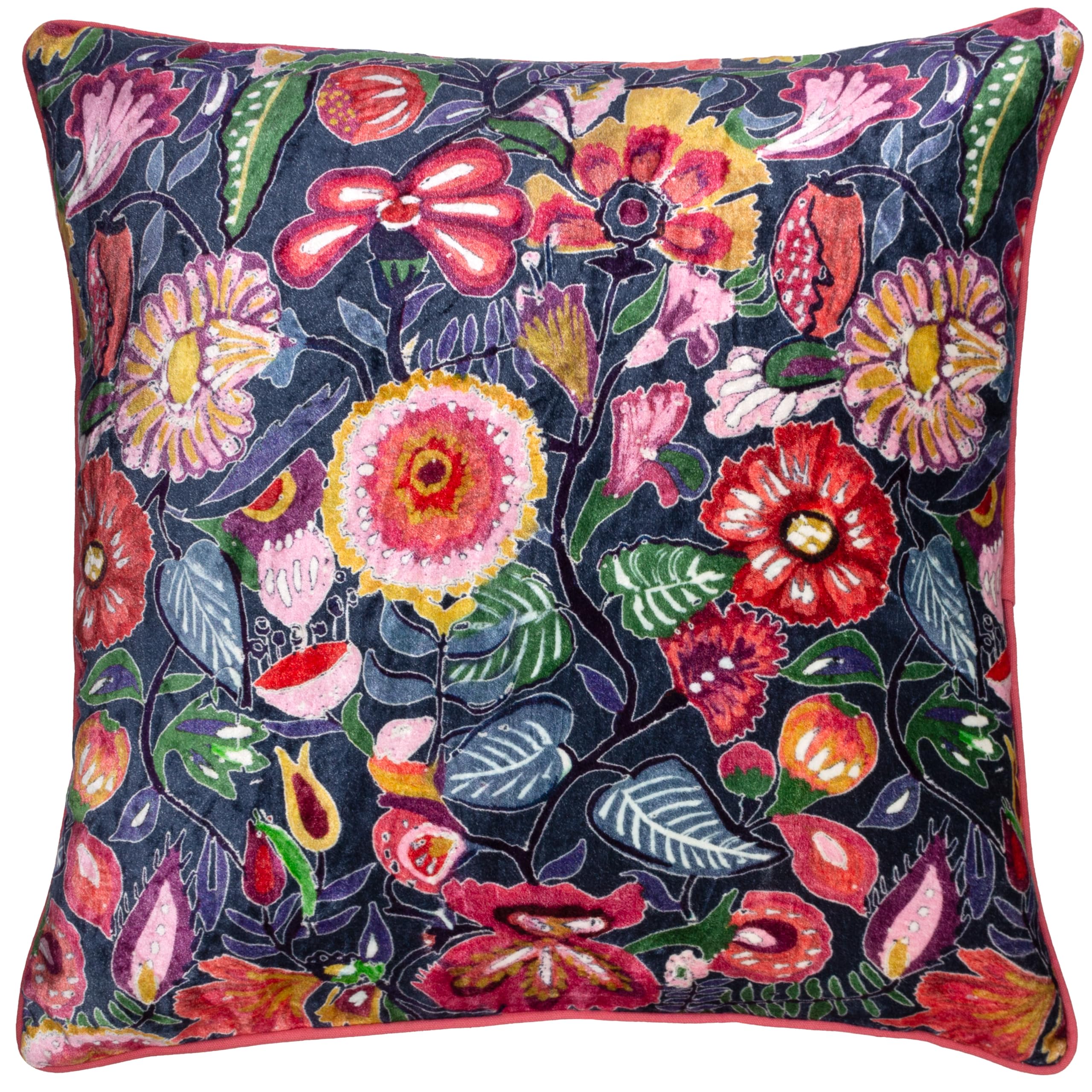 furn. Wylder Tropics Glorine Velvet Piped Cushion Cover