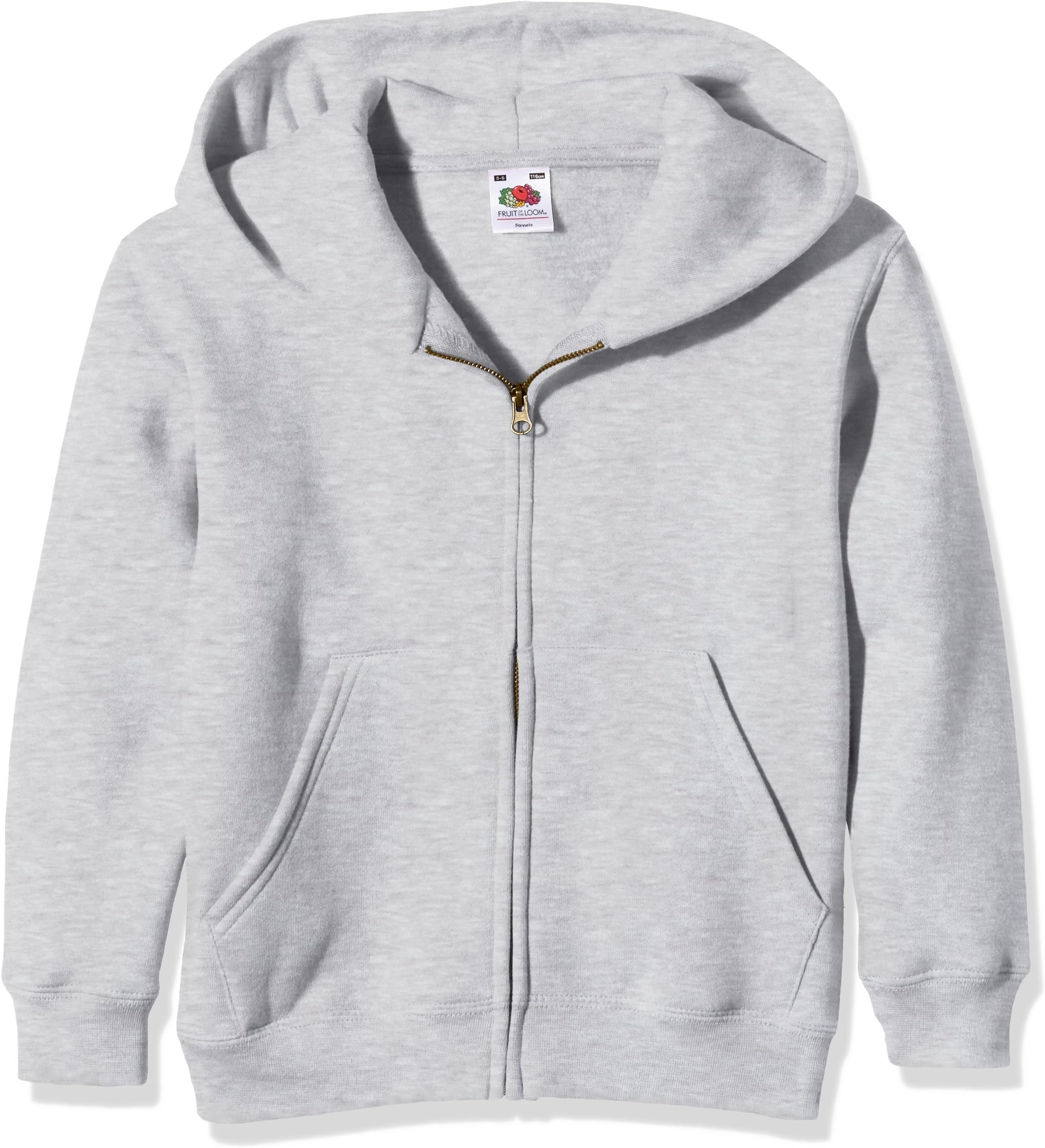 Fruit of the LoomUnisex Kids Zip Front Premium Hooded Sweat