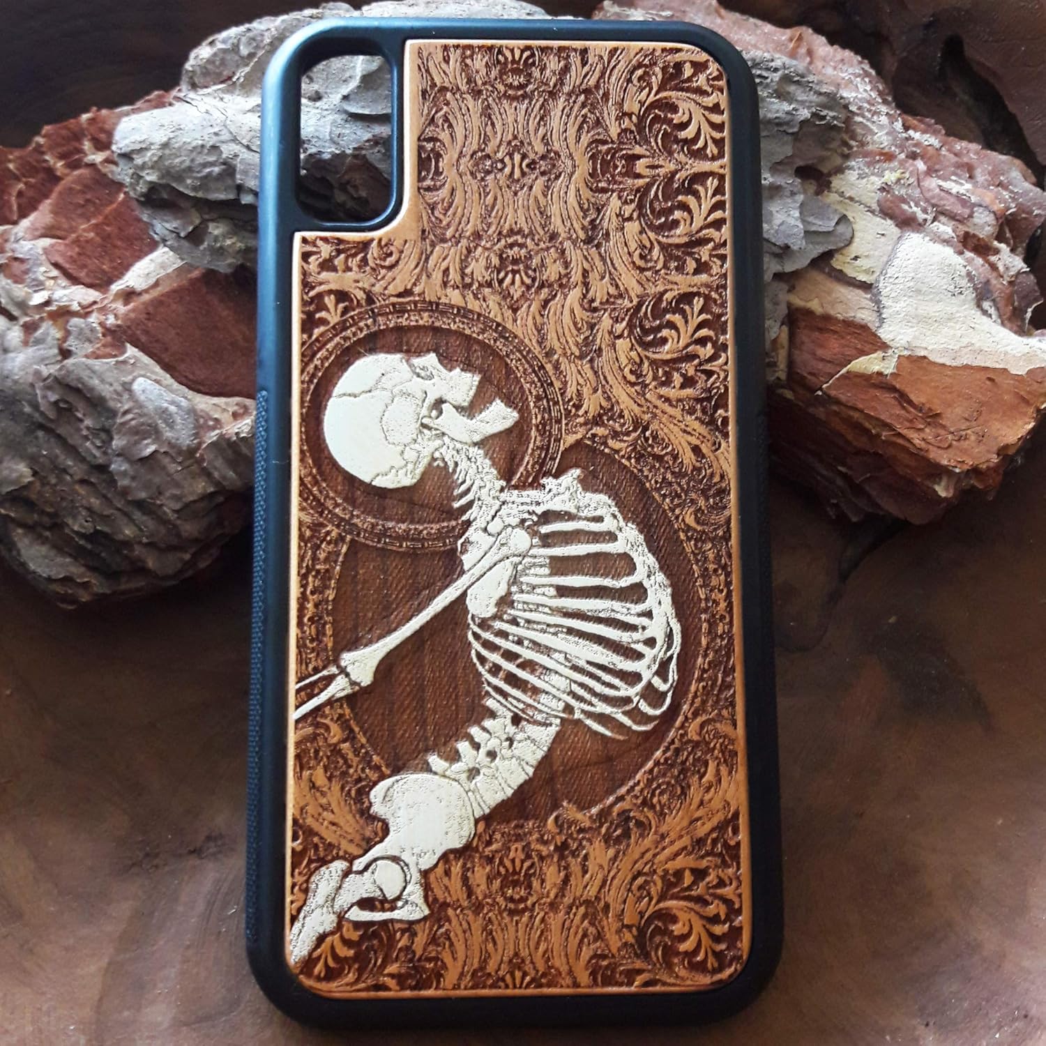 Skeleton Phone Case for iPhone XR/XS Max/X / 8/7 / 6 / 6S Plus, Samsung