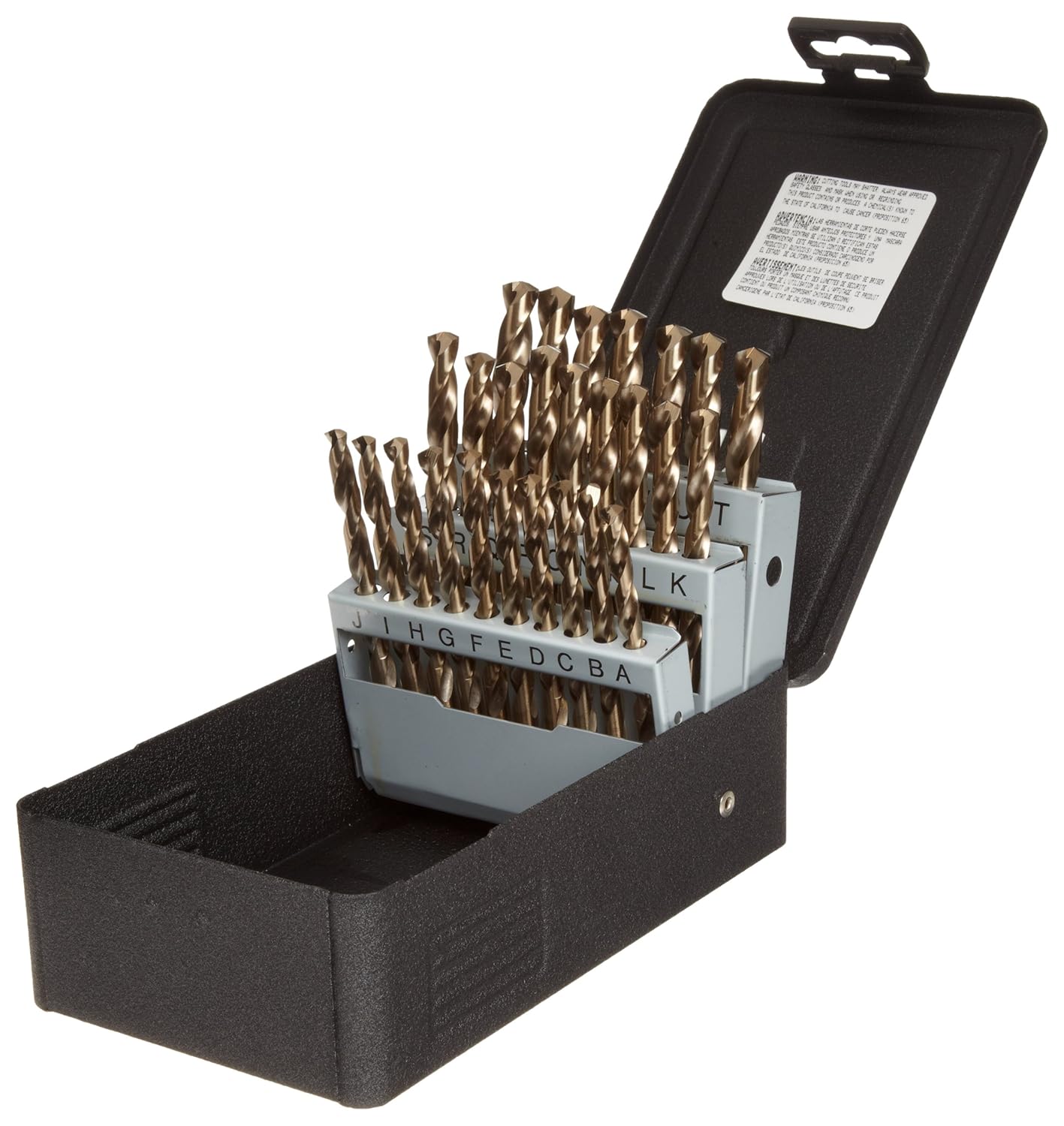 Precision Twist C26R15CO Cobalt Steel Jobber Length Drill Bit Set with
