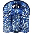 Koverz - #1 Neoprene Insulated 6-Pack Carrier, Beer Bottle Carrier, Six-Pack Tote - Blue Aquatint by Jason Mathias