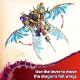 LEGO NINJAGO Arc Dragon of Focus 71836 with 8 Minifigures Spinjitzu Spinner view 3