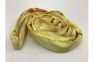 AutoHauler Supply - 6 Foot Endless Round Sling Yellow-8400 lbs Vertical & 16,800 lbs Basket WLL AutoHauler Supply