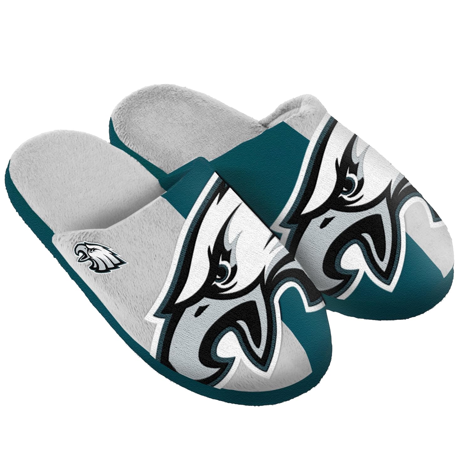 Philadelphia Eagles Split Color Slide Slipper Medium