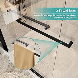 56-60 in. W x 76 in. H Double Sliding Shower