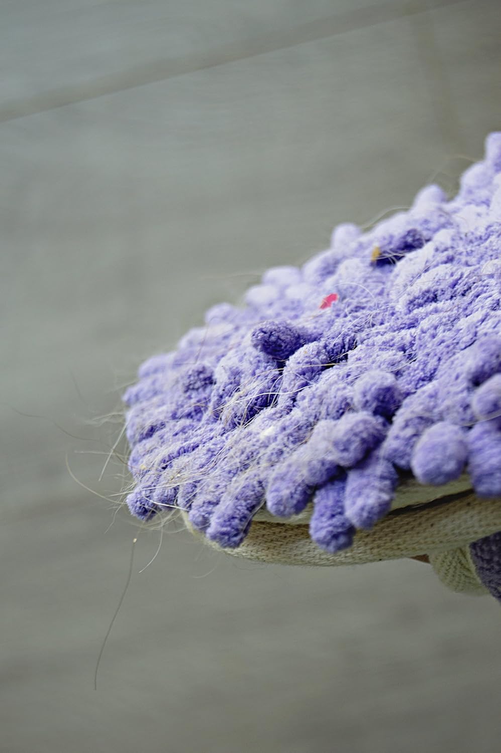 Slipper Genie Microfiber Women's Slippers for Floor Cleaning, Women's House Slippers, Multi-Surface Cleaner, Dust Cleaning Tool, Purple- Women's Size 6-9: Home & Kitchen