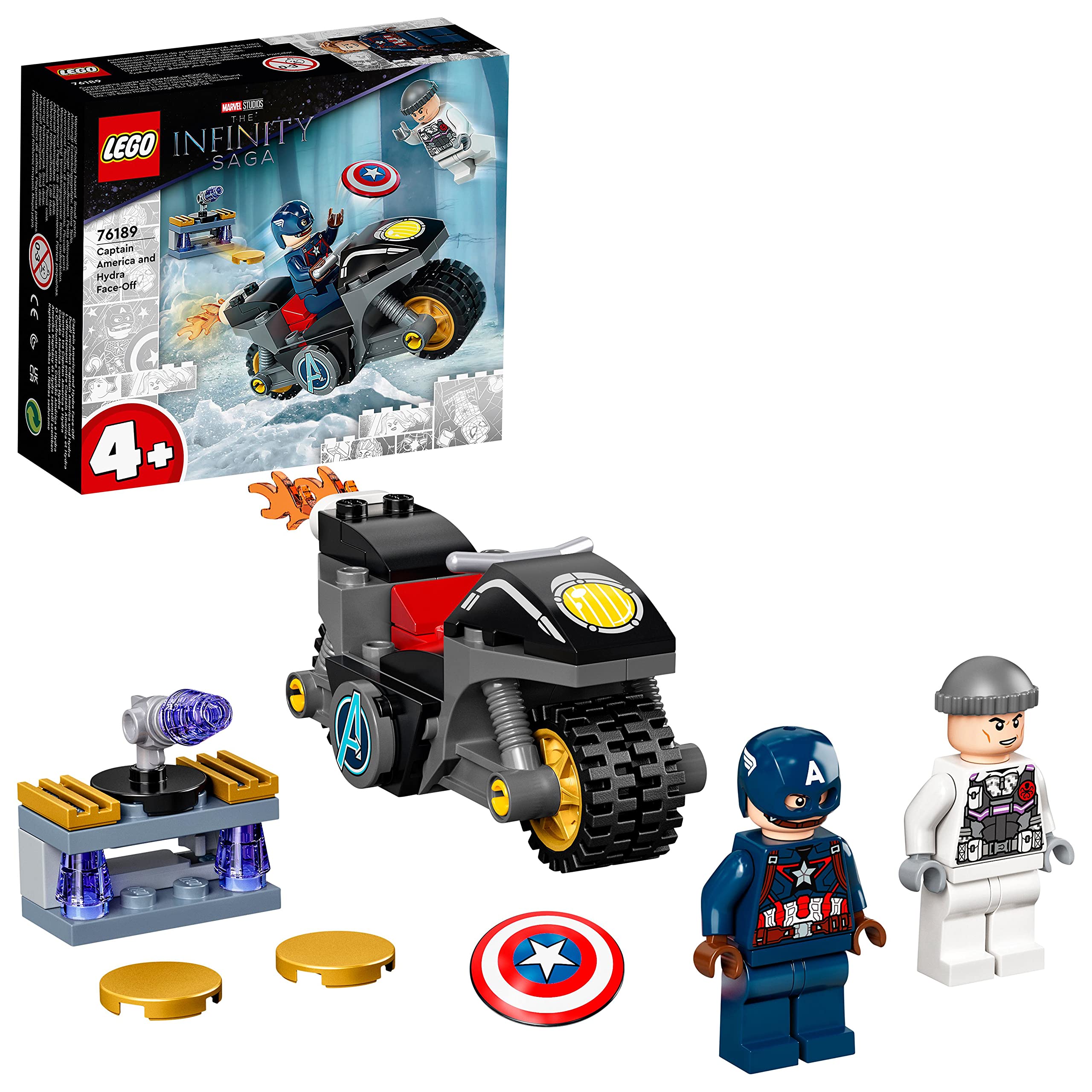 LEGO 76189 Super Heroes Captain America and Hydra Face-Off