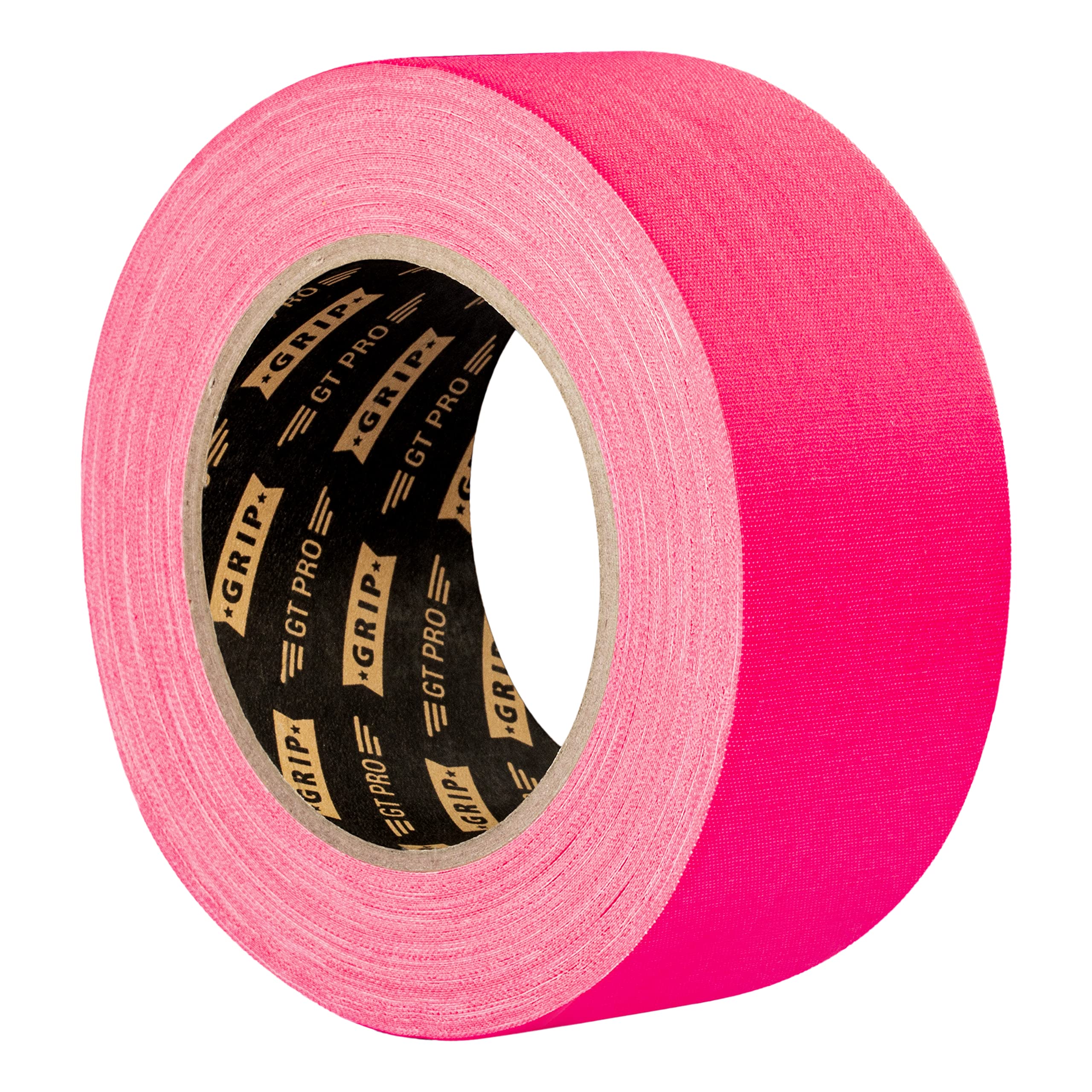 GRIP Eventbasics GT PRO Tape Neon Pink, Fabric Tape 50 mm x 25 m, Marking, Repairing, Tape Art