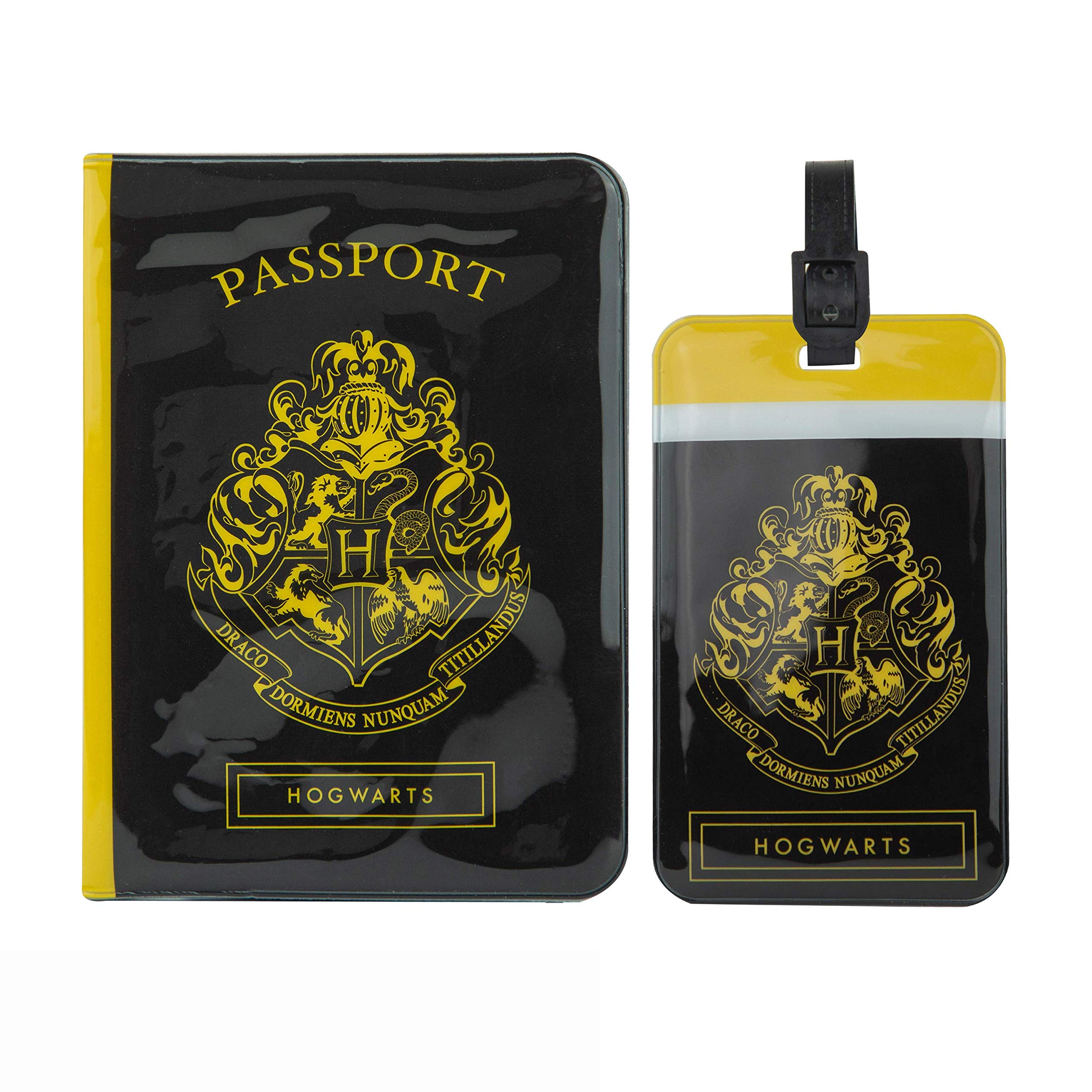 Cinereplicas Harry Potter - Set of Tag & Passport Cover Hogwarts - Official License