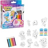 Shrinky Dinks Minis Mermaids, Includes 10 Preprinted Shrinky Dinks, Kids Art and Craft Activity Set, Kids Toys for Ages 5 Up by Just Play