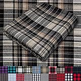 Pico Textiles 10 Yards Bolt Tan and Black Tartan