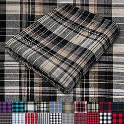 Pico Textiles 10 Yards Bolt Tan and Black Tartan