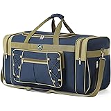 Travel Duffle Bags for Men Weekender Over Night Carry On Bag Lightweight Extra Large Oxford Duffel Gym Sturdy Luggage Water-p