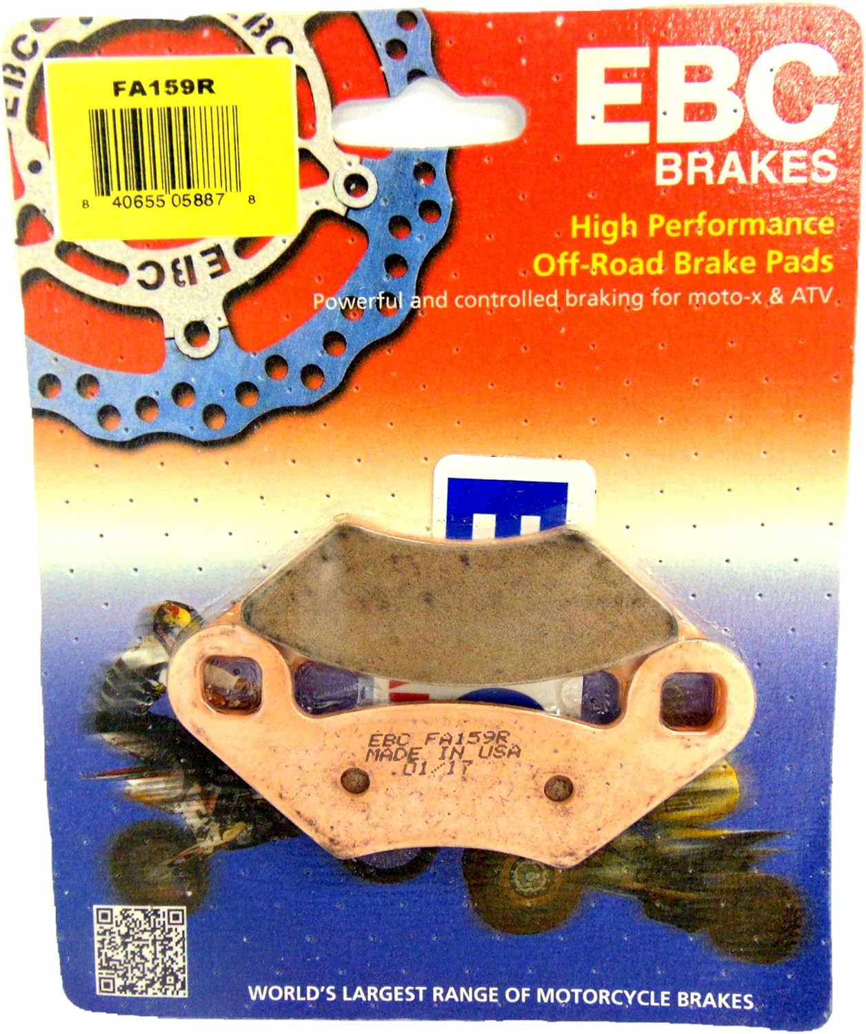 EBC Brake Pads Front Polaris 2000 2002 325 Xpedition 2000 425 Xpedition 4x4 Automotive