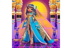 L.O.L. Surprise! OMG Fierce Collector Cleopatra Fashion Doll- Limited Edition 11.5" Premium Collector Doll Luxe Blue & Gold Royal Outfit Accessories, Holiday Toy, Great Gift Ages 4 5 6+ Years Old