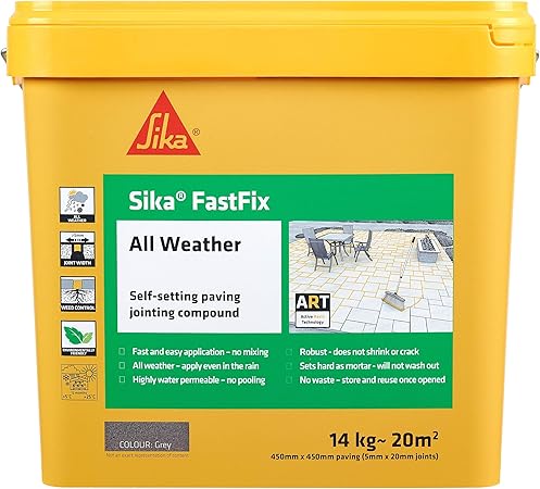 Sika FastFix All Weather Self-Setting Paving Jointing Compound, Grey