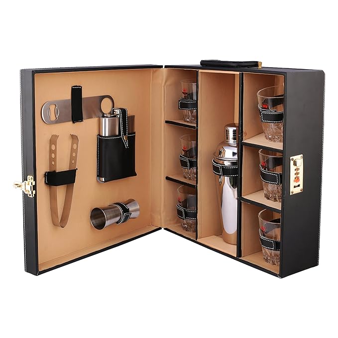 Anything & Everything Portable Cocktail Bar Accessories Set Portable