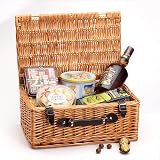 Woodluv Wicker Hamper Basket - Large Gift Basket for All Occasions view 2