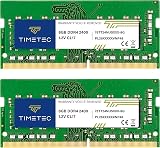 Timetec 16GB (2x8GB) DDR4 2400MHz SODIMM RAM 260-Pin CL17 Notebook
