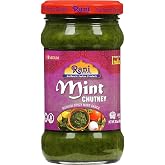 Rani Mint Chutney (Podina) 10.5oz (300g) Glass Jar, Ready to Eat ~ Vegan | Gluten Free | NON-GMO | Kosher | No Colors | Indian Origin