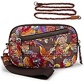 PASMAN Large Wristlet Wallet,RFID Blocking Wristlet Purses for Women, Travel Clutch Organizer with Card, Phone Slots