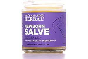 Ora's amazing Herbal, Newborn Salve, Diaper Rash Cream, Calendula Baby Balm, EWG Verified Baby Ointment, Acne Eczema, Butt Cream, Infant Massage, Natural Paraben Free, Good for Sensitive Skin