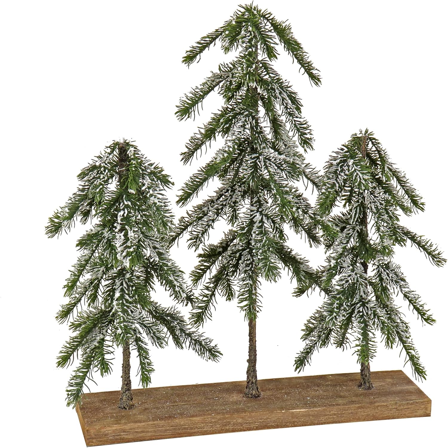 Trees - HGTV Home Collection Wintry Tree Decor, Green, 21in