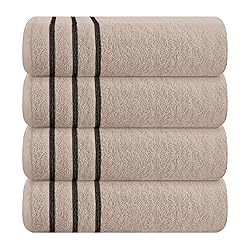 MyOwn Ultra Soft 4 Pack Oversized Bath Towel Set