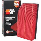 K&amp;N Engine Air Filter: Extended Life 24,000 Mile Replacement Air Filter: Compatible with 2018-2026 Jeep Wrangler JL and Gladiator, KNX-5076