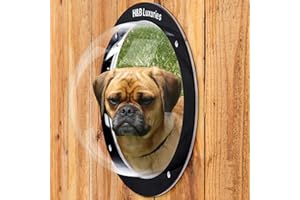 H&B Luxuries Dog Fence Window, 12.5 Inches Dome Peek Bubble Window for Fence, Playground Doggie Fence Window for Dogs See Outside