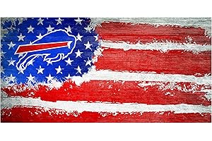 Fan Creations NFL Buffalo Bills Unisex Buffalo Bills Flag Sign, Team Color, 6 x 12
