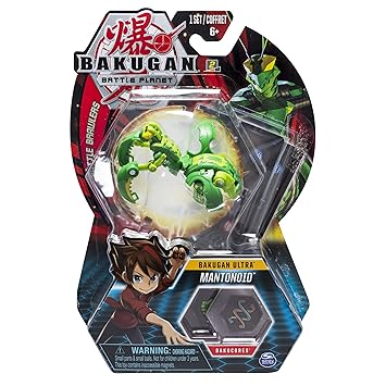 Bakugan Ultra Mantonoid 3-inch Tall Collectible Transforming Creature for Ages 6 and Up