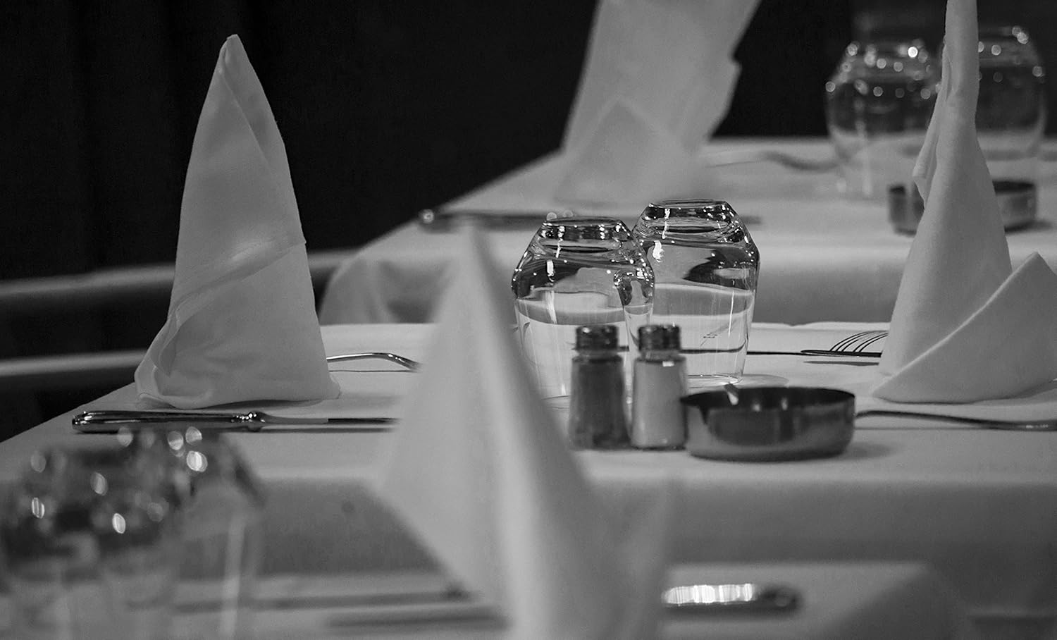 Ruvanti - Cloth Napkins 12 Pack (19"x19") Cotton Enriched White Linen Napkins Soft & Comfortable Fabric Napkins - Reusable Dinner Table Napkins for Weddings, Cocktail Parties & Home Use.: Home & Kitchen