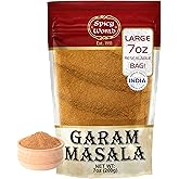 Spicy World Garam Masala Powder 7-Ounce (15 Premium Spice Blend) | Salt Free, Vegan | Indian Origin | Garam Masala Spice Powd