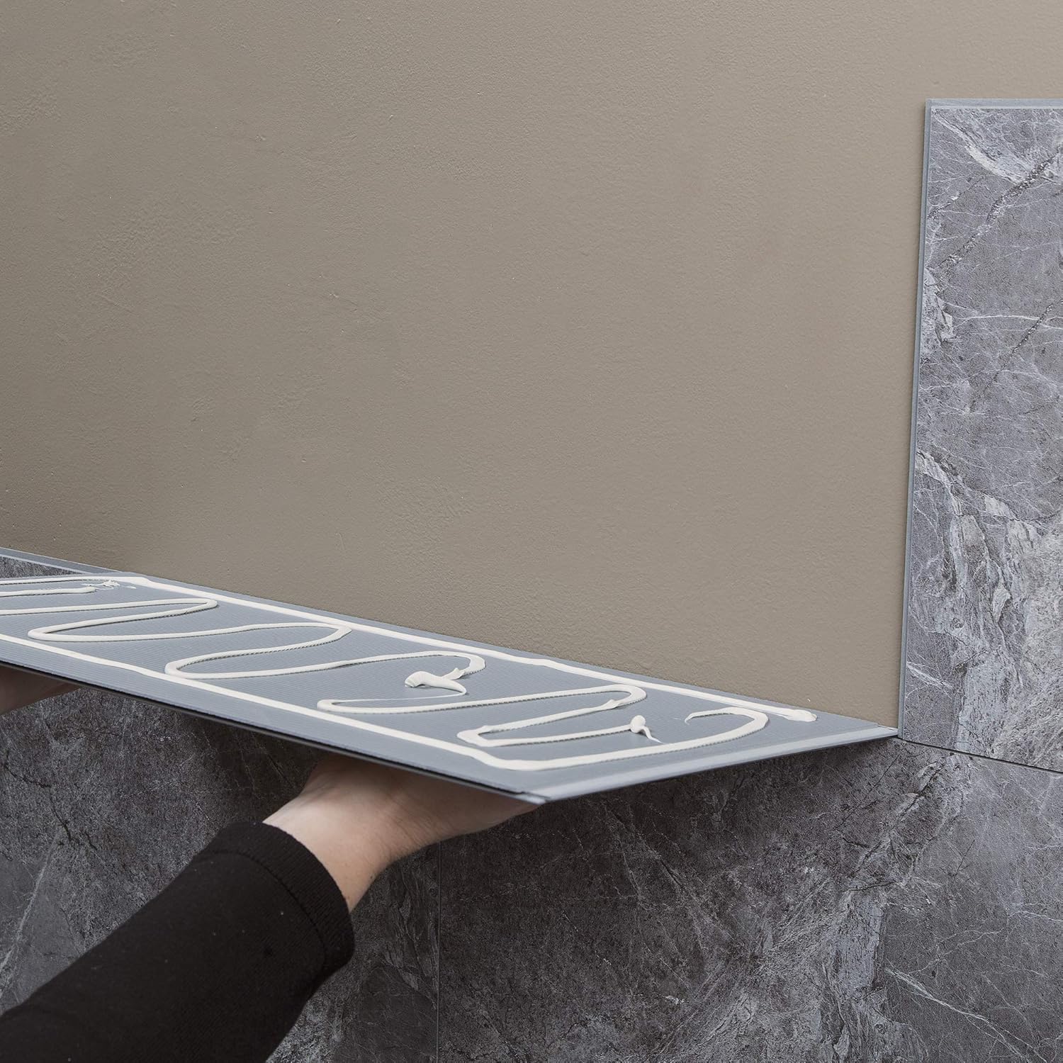 Tools Interlocking Vinyl Wall Tile by Dumawall or Shower Waterproof 10