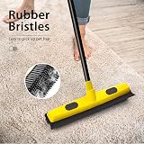 JEHONN Rubber Broom with Squeegee 134CM Telescopic Handle Pet Hair Remover view 5